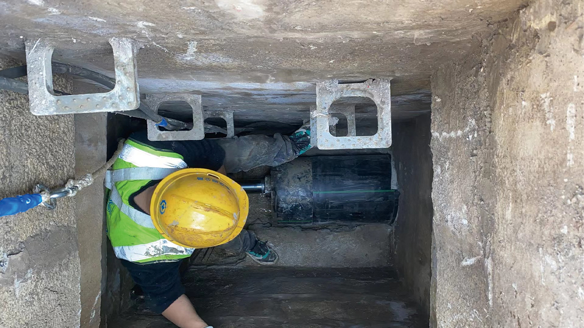 老城HDPE短管内衬法